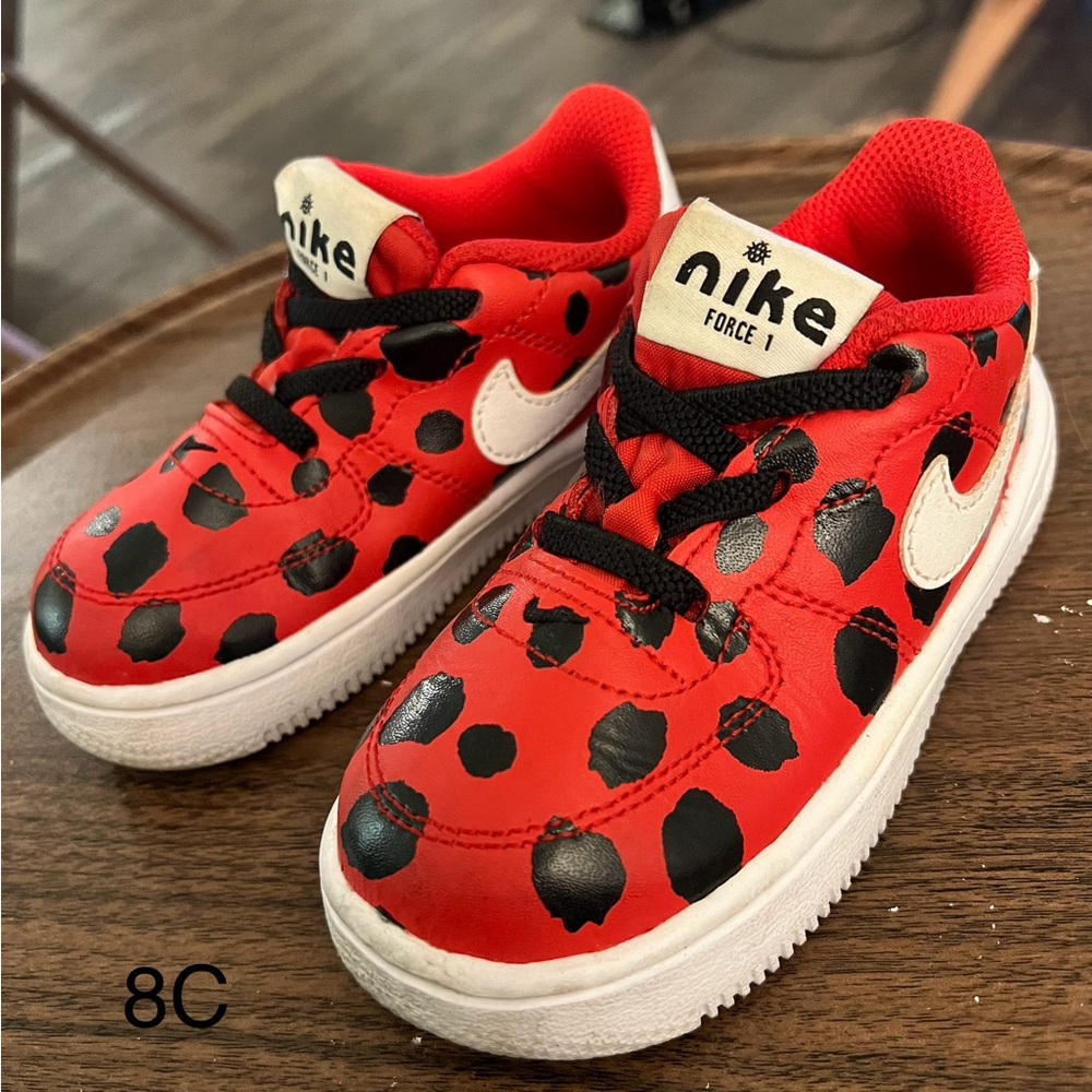 Rare Lady Bug kids Nikes